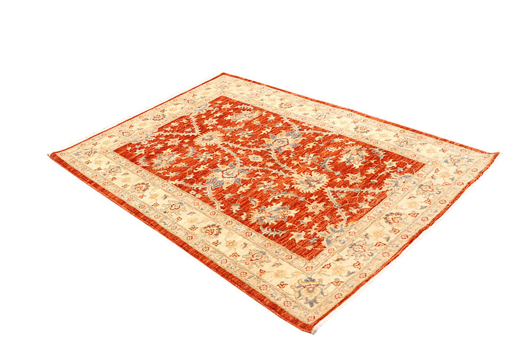 Orange Red Ziegler 4'  x" 5'  11" - No. QA38924