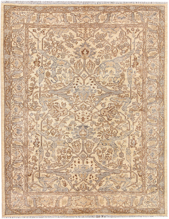 Blanched Almond Ziegler 4' 6 x 5' 9 - No. 65711 - ALRUG Rug Store