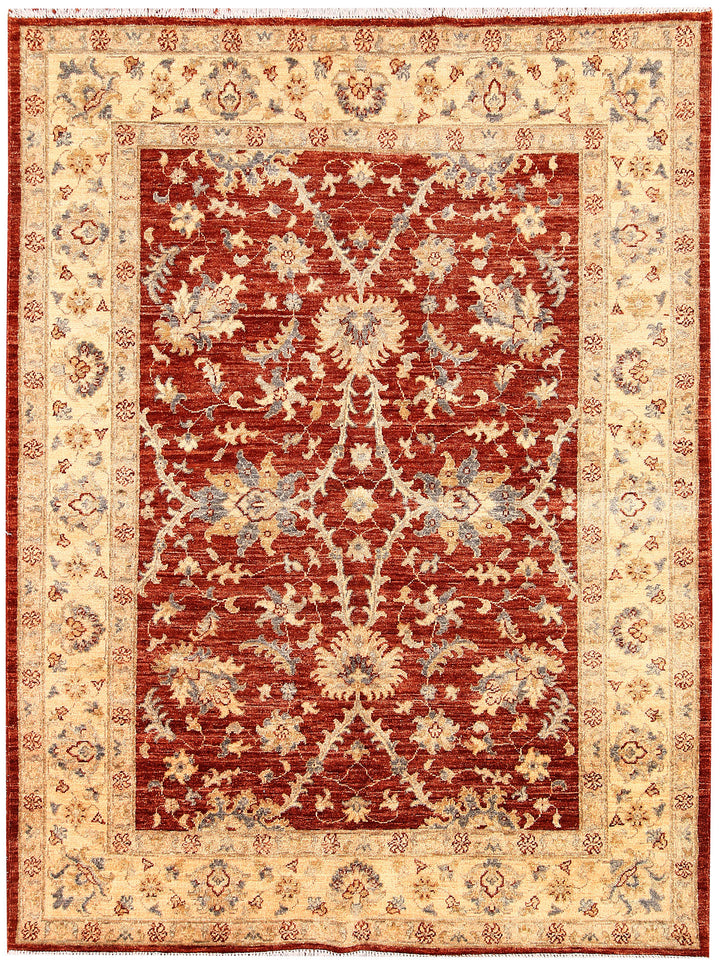 Brown Ziegler 5'  1" x 6'  9" - No. QA77754