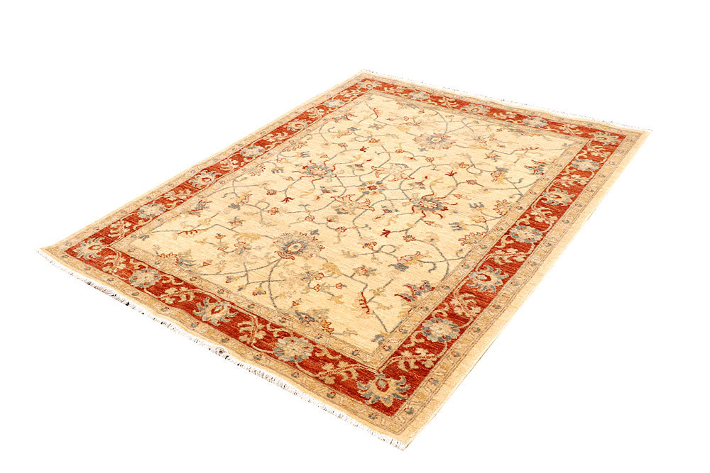 Cornsilk Ziegler 5' 1 x 6' 5 - No. 65714 - ALRUG Rug Store