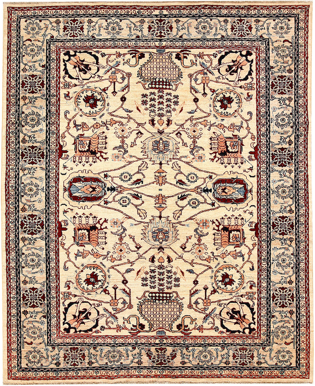 Cornsilk Ziegler 5' 8 x 6' 11 - No. 65717 - ALRUG Rug Store
