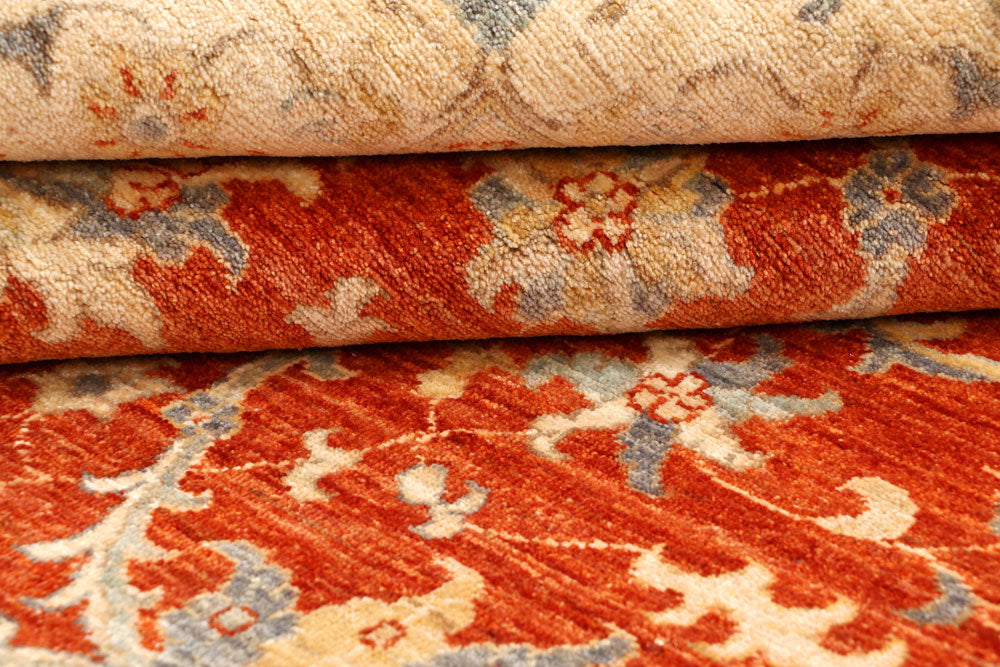 Orange Red Ziegler 5' 5 x 7' 7 - No. 65720 - ALRUG Rug Store