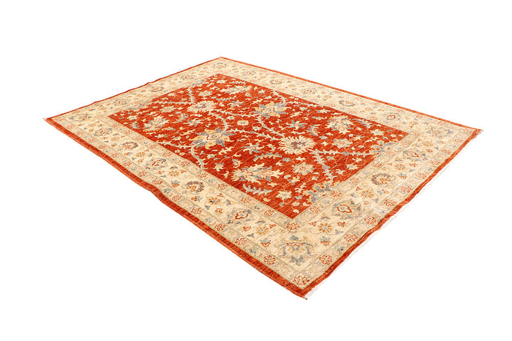 Orange Red Ziegler 5' 5 x 7' 7 - No. 65720 - ALRUG Rug Store