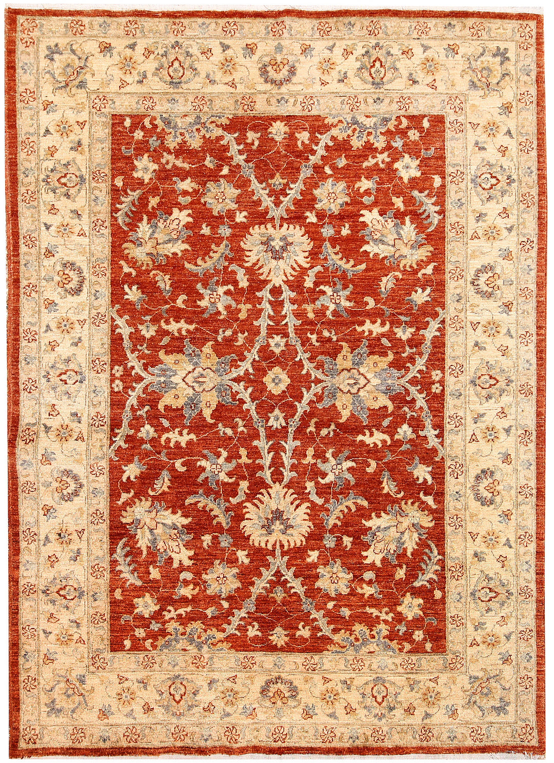 Orange Red Ziegler 5' 5 x 7' 7 - No. 65720 - ALRUG Rug Store