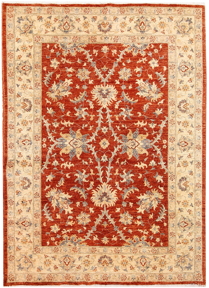 Orange Red Ziegler 5' 5 x 7' 7 - No. 65720 - ALRUG Rug Store