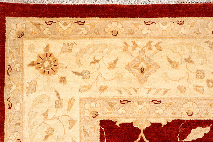 Maroon Oushak 6' 6 x 6' 8 - No. 65721 - ALRUG Rug Store