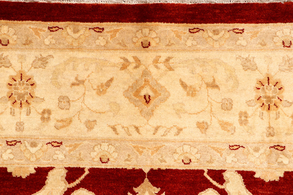 Maroon Oushak 6' 6 x 6' 8 - No. 65721 - ALRUG Rug Store