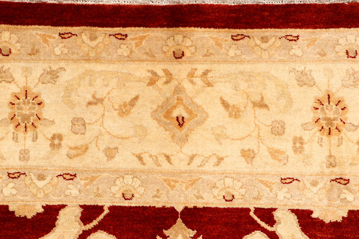 Maroon Oushak 6' 6 x 6' 8 - No. 65721 - ALRUG Rug Store
