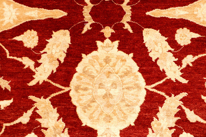 Maroon Oushak 6' 6 x 6' 8 - No. 65721 - ALRUG Rug Store