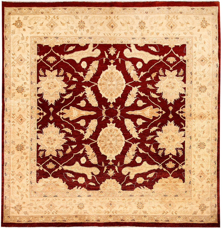 Maroon Oushak 6' 6 x 6' 8 - No. 65721 - ALRUG Rug Store