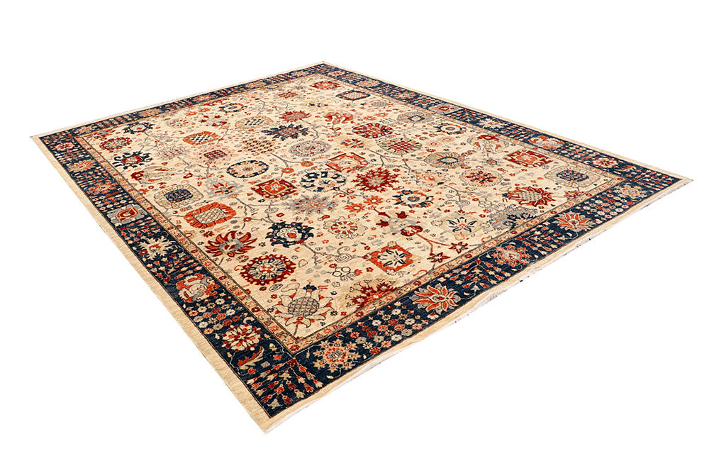 Cornsilk Ziegler 9' 10 x 12' 7 - No. 65725 - ALRUG Rug Store