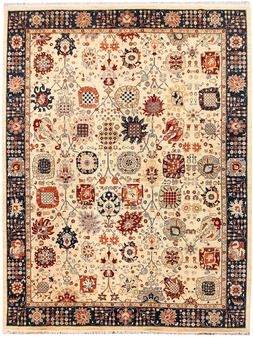Cornsilk Ziegler 9' 10 x 12' 7 - No. 65725 - ALRUG Rug Store