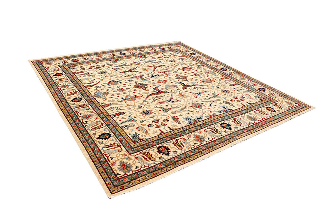 Blanched Almond Ziegler 9'  8" x 9'  9" - No. QA86008