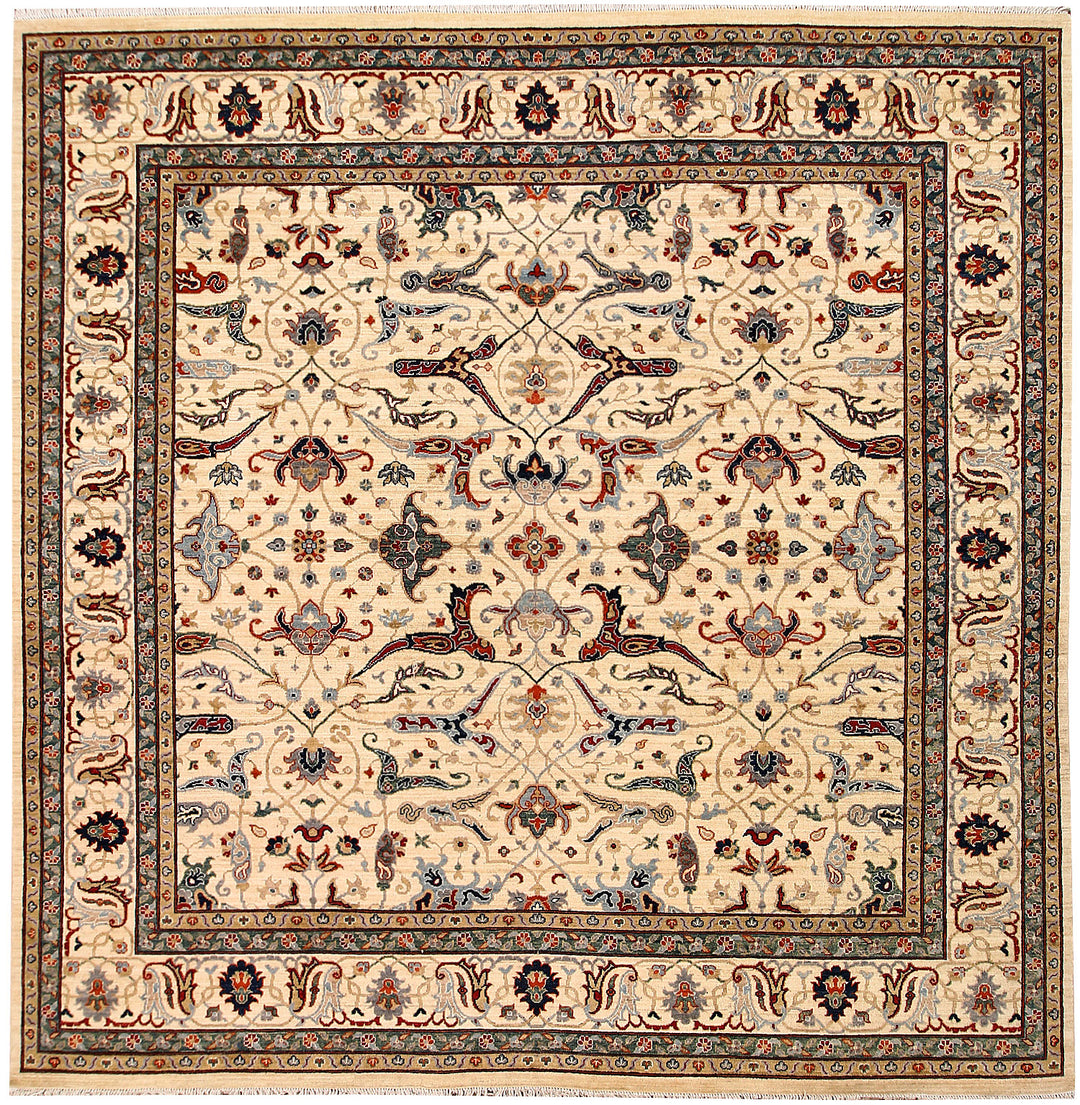 Blanched Almond Ziegler 9' 8 x 9' 9 - No. 65726 - ALRUG Rug Store