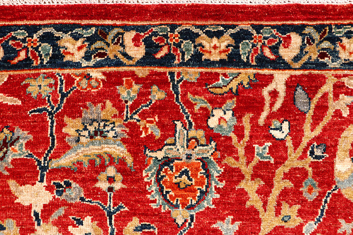 Firebrick Hunting 8' 11 x 12' 3 - No. 65728 - ALRUG Rug Store