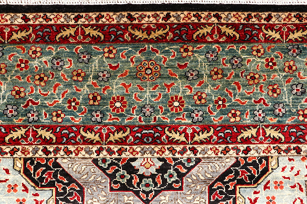 Multi Colored Mamluk 9' 2 x 12' - No. 65730 - ALRUG Rug Store