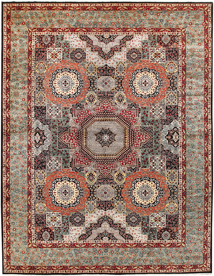 Multi Colored Mamluk 9' 2 x 12' - No. 65730 - ALRUG Rug Store