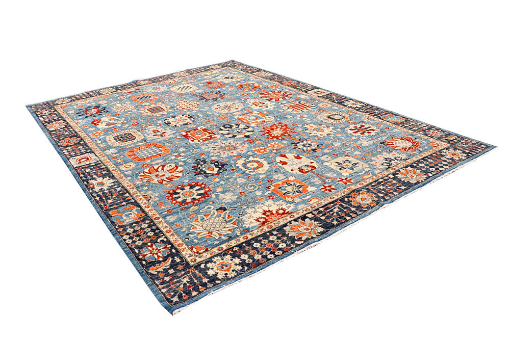 Light Slate Grey Ziegler 8' 3 x 11' 1 - No. 65731 - ALRUG Rug Store