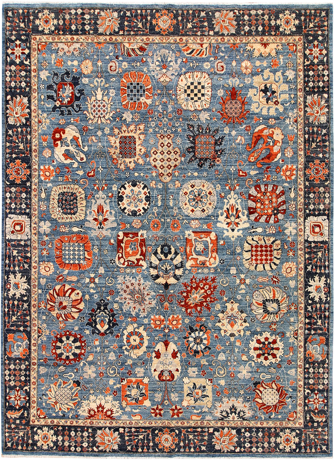 Light Slate Grey Ziegler 8' 3 x 11' 1 - No. 65731 - ALRUG Rug Store