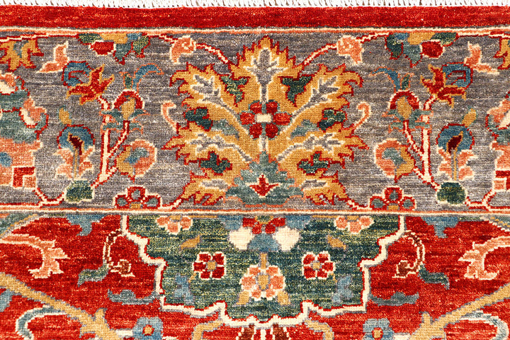 Firebrick Ziegler 8' 11 x 11' 9 - No. 65732 - ALRUG Rug Store