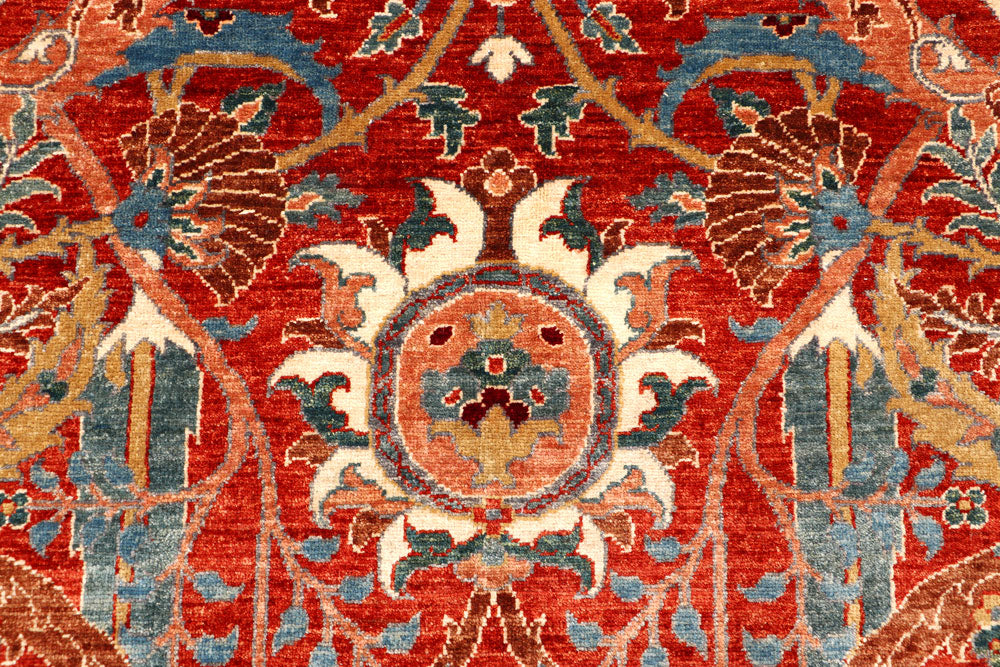 Firebrick Ziegler 8' 11 x 11' 9 - No. 65732 - ALRUG Rug Store