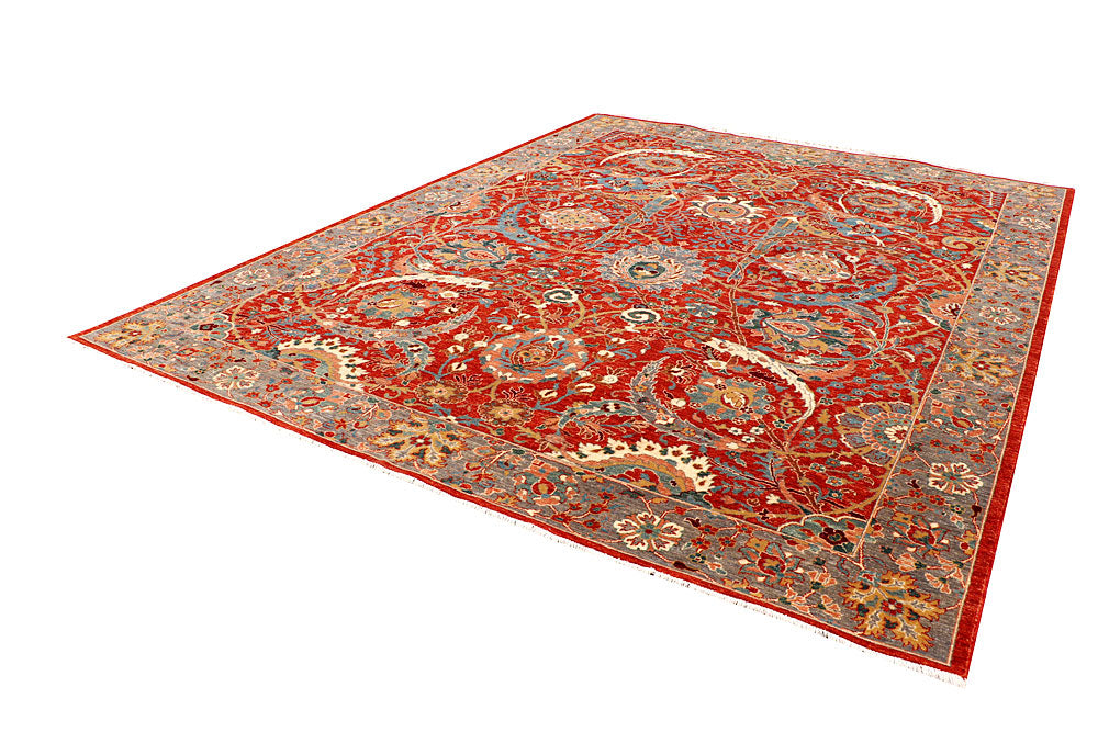 Firebrick Ziegler 8' 11 x 11' 9 - No. 65732 - ALRUG Rug Store