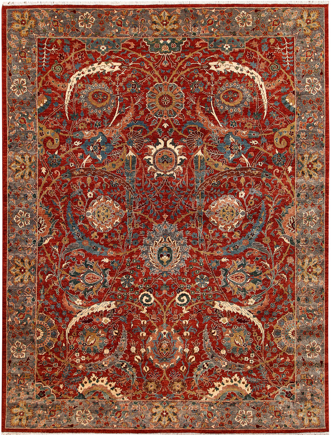 Firebrick Ziegler 8' 11 x 11' 9 - No. 65732 - ALRUG Rug Store