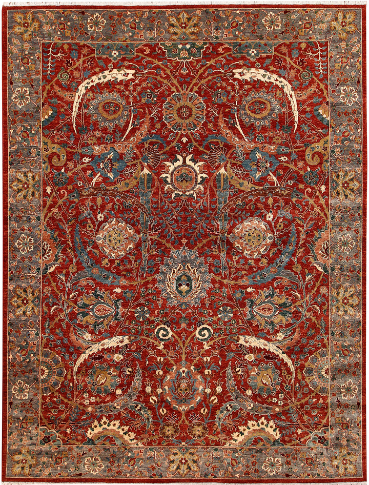 Firebrick Ziegler 8' 11 x 11' 9 - No. 65732 - ALRUG Rug Store