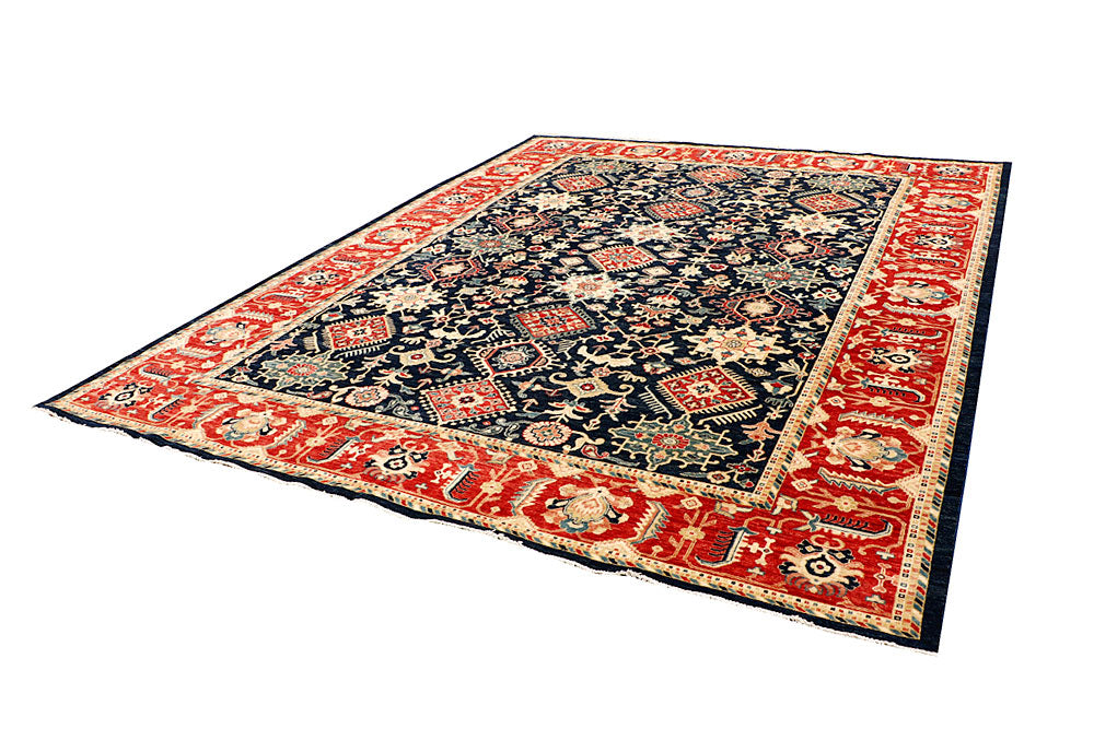 Multi Colored Ziegler 8' 10 x 11' 3 - No. 65733 - ALRUG Rug Store