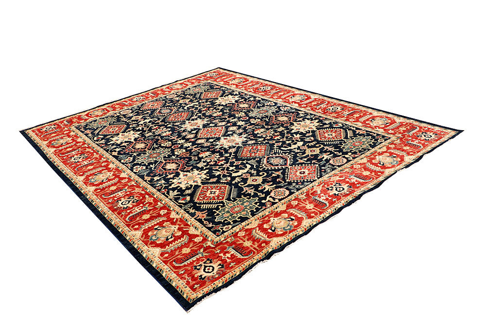 Multi Colored Ziegler 8' 10 x 11' 3 - No. 65733 - ALRUG Rug Store