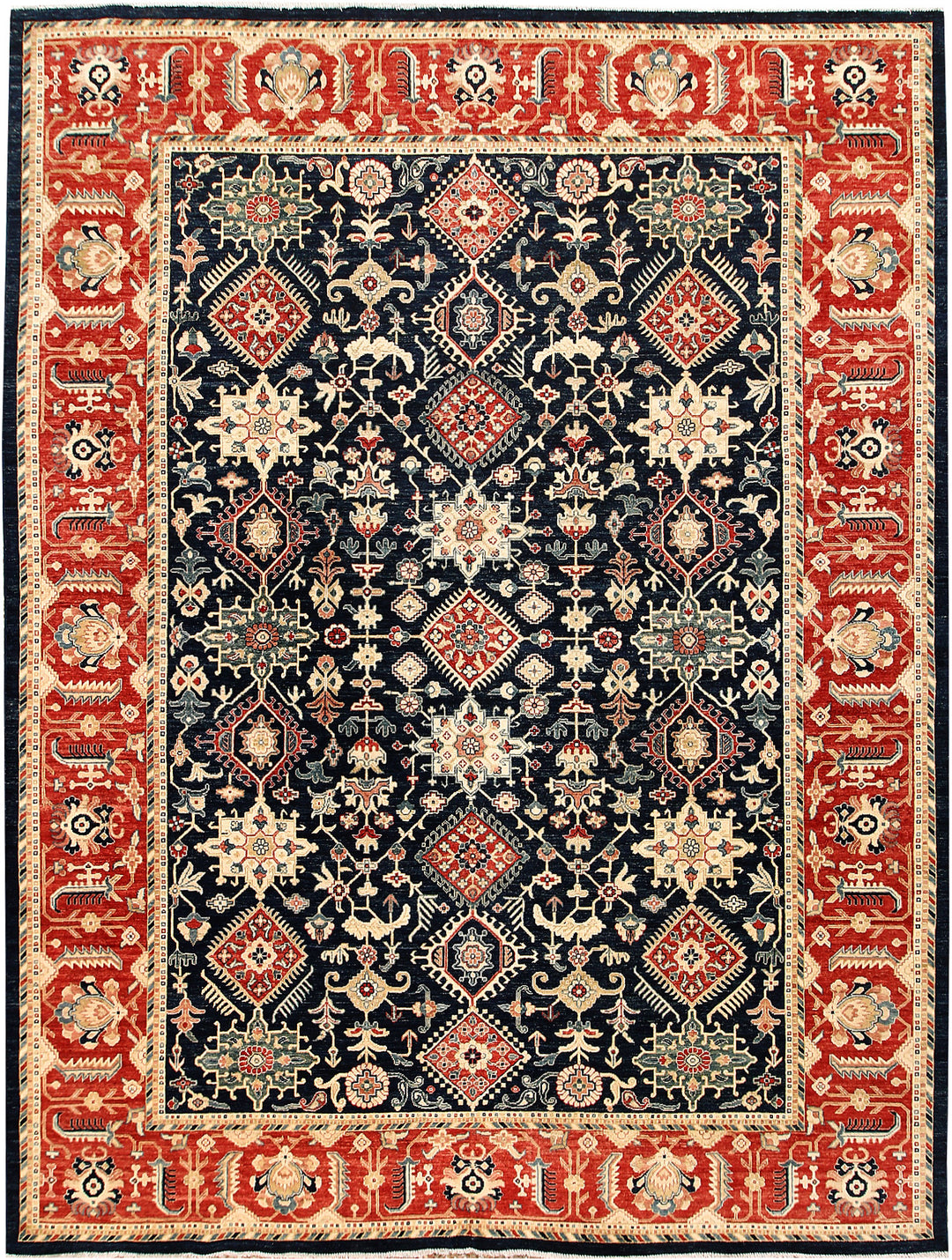 Multi Colored Ziegler 8' 10 x 11' 3 - No. 65733 - ALRUG Rug Store