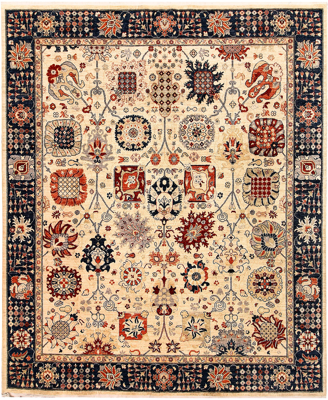 Cornsilk Ziegler 8' 1 x 9' 9 - No. 65735 - ALRUG Rug Store