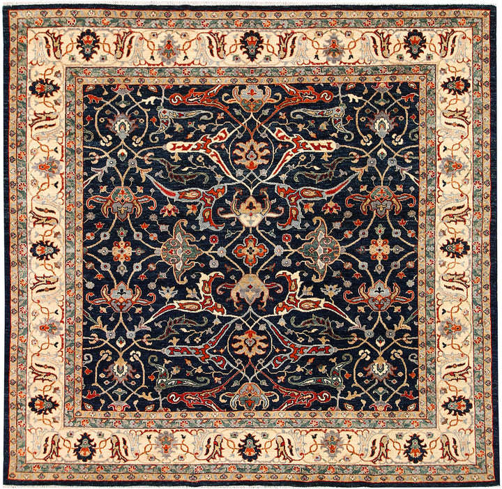 Midnight Blue Ziegler 8' x 7' 10 - No. 65736 - ALRUG Rug Store
