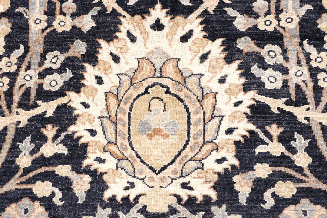 Multi Colored Ikat 7'  10" x 10' " - No. QA34519