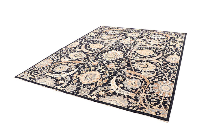 Multi Colored Ikat 7' 10 x 10' - No. 65737 - ALRUG Rug Store