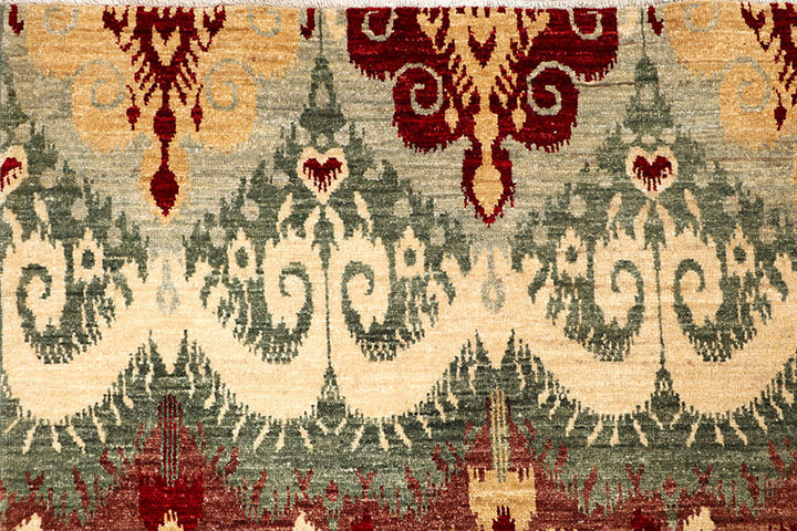 Multi Colored Ikat 9'  11" x 13'  9" - No. QA82522