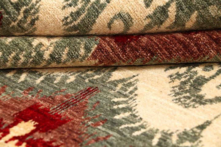 Multi Colored Ikat 9' 11 x 13' 9 - No. 65739 - ALRUG Rug Store