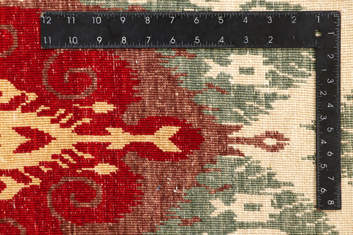 Multi Colored Ikat 9' 11 x 13' 9 - No. 65739 - ALRUG Rug Store