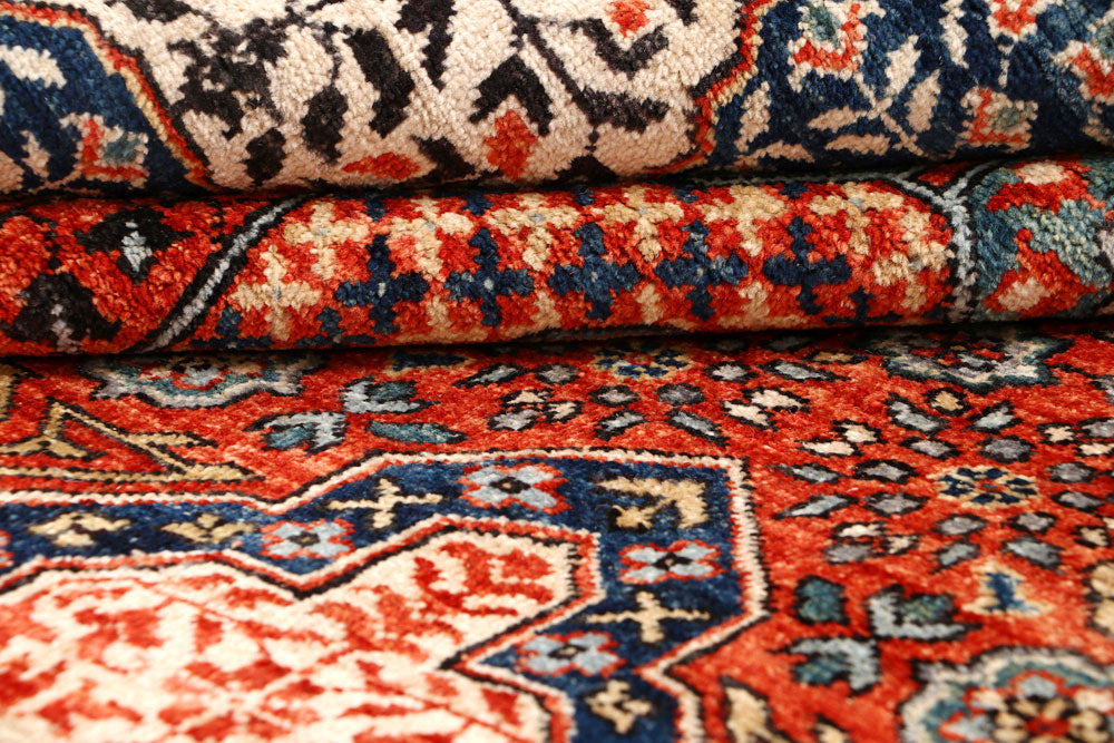 Firebrick Mamluk 9' 11 x 13' 3 - No. 65740 - ALRUG Rug Store