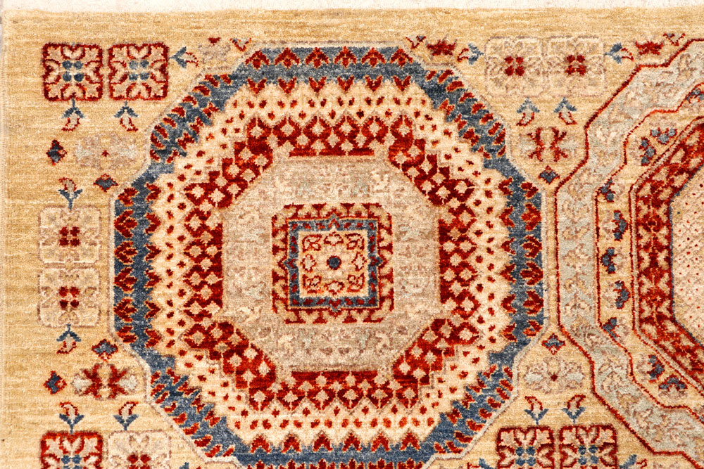 Blanched Almond Ikat 8' 6 x 11' 6 - No. 65741 - ALRUG Rug Store