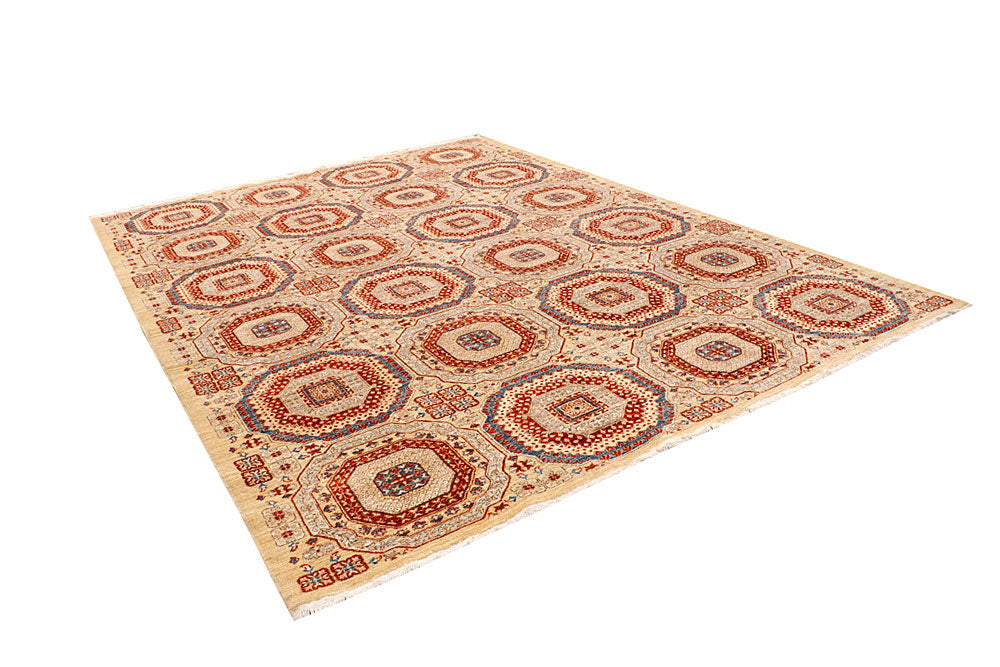 Blanched Almond Ikat 8' 6 x 11' 6 - No. 65741 - ALRUG Rug Store