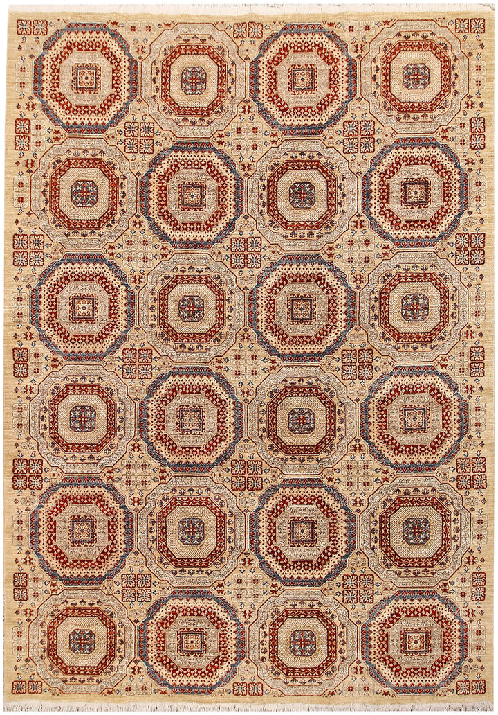 Blanched Almond Ikat 8' 6 x 11' 6 - No. 65741 - ALRUG Rug Store