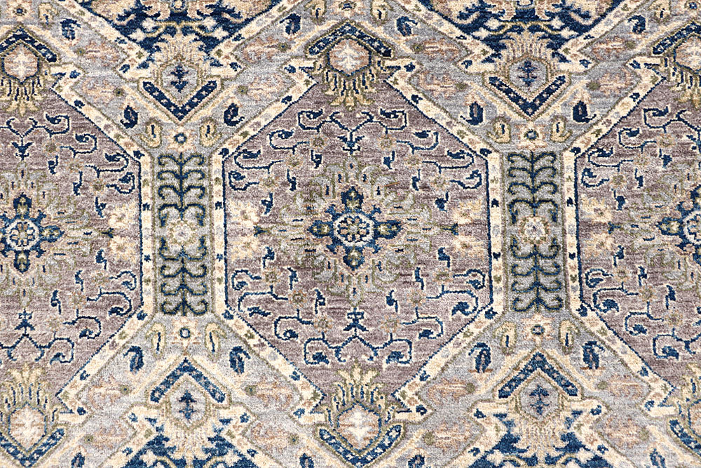 Multi Colored Ikat 8' 11 x 11' 6 - No. 65742 - ALRUG Rug Store