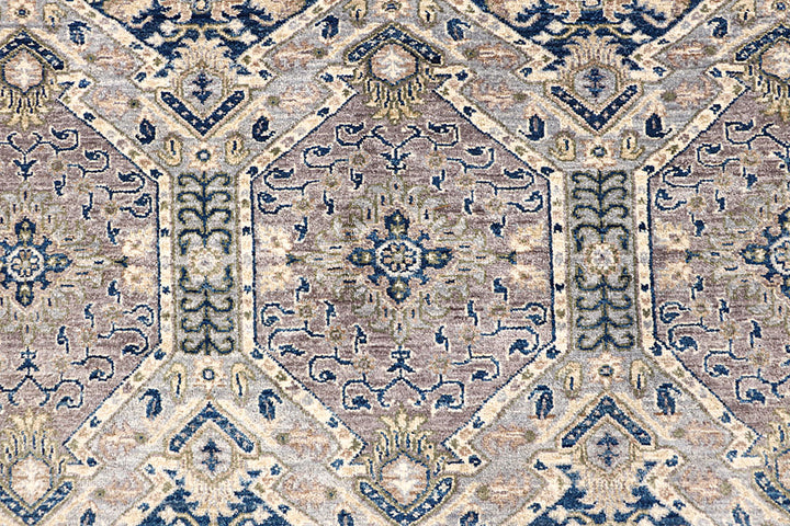 Multi Colored Ikat 8' 11 x 11' 6 - No. 65742 - ALRUG Rug Store