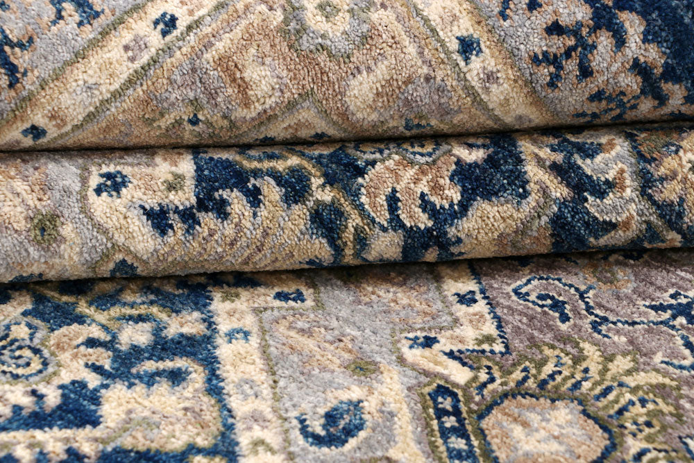 Multi Colored Ikat 8' 11 x 11' 6 - No. 65742 - ALRUG Rug Store