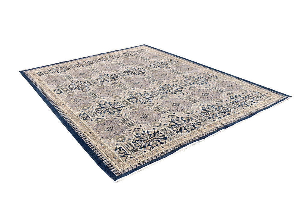 Multi Colored Ikat 8' 11 x 11' 6 - No. 65742 - ALRUG Rug Store