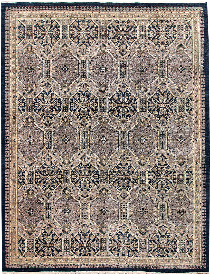 Multi Colored Ikat 8' 11 x 11' 6 - No. 65742 - ALRUG Rug Store