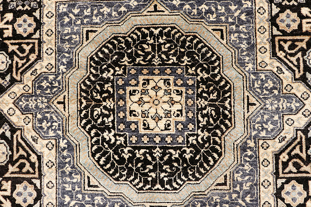 Black Mamluk 8' x 9' 8 - No. 65743 - ALRUG Rug Store