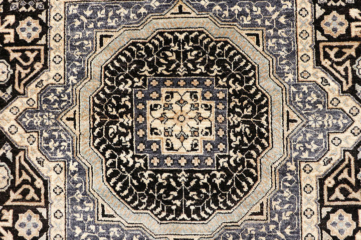 Black Mamluk 8' x 9' 8 - No. 65743 - ALRUG Rug Store