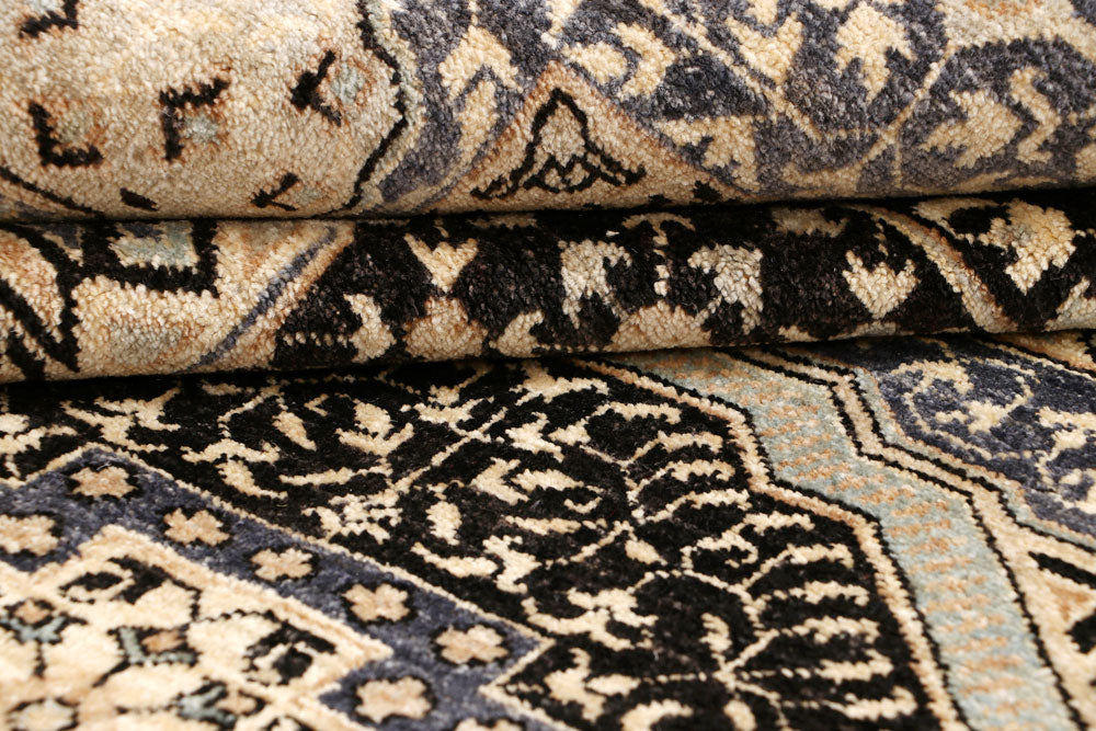 Black Mamluk 8' x 9' 8 - No. 65743 - ALRUG Rug Store